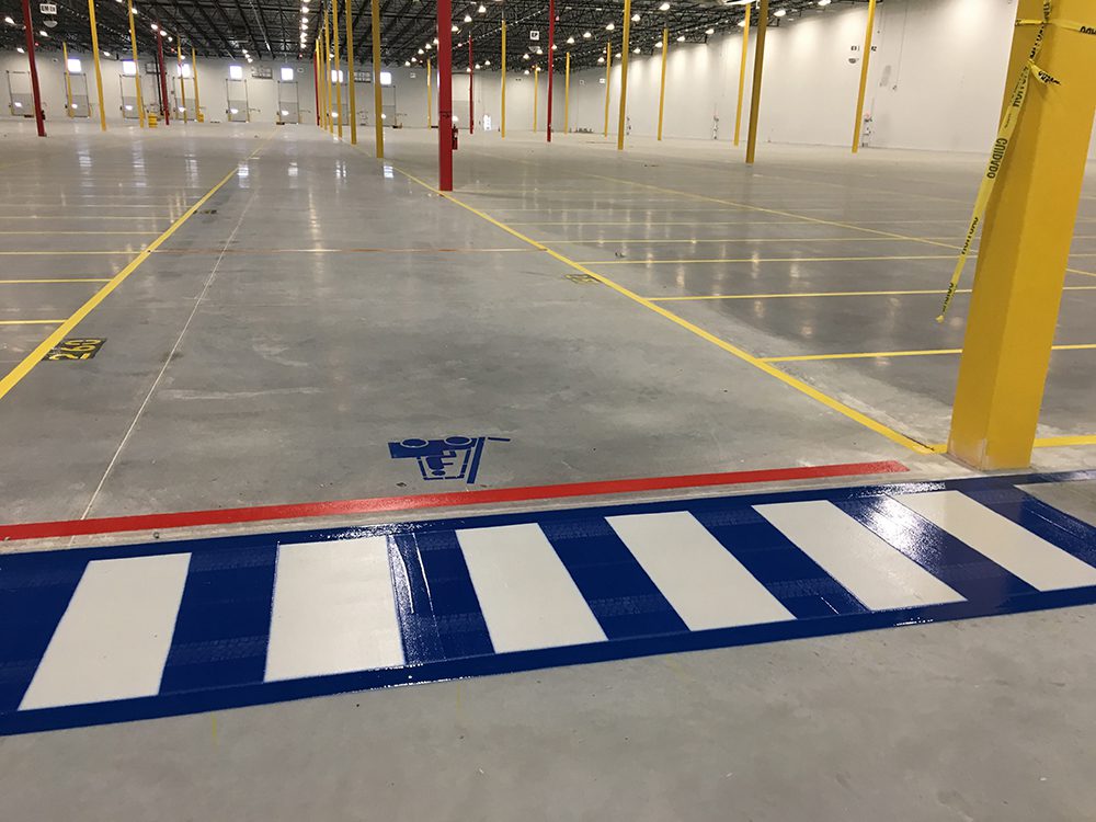 warehouse floor marking